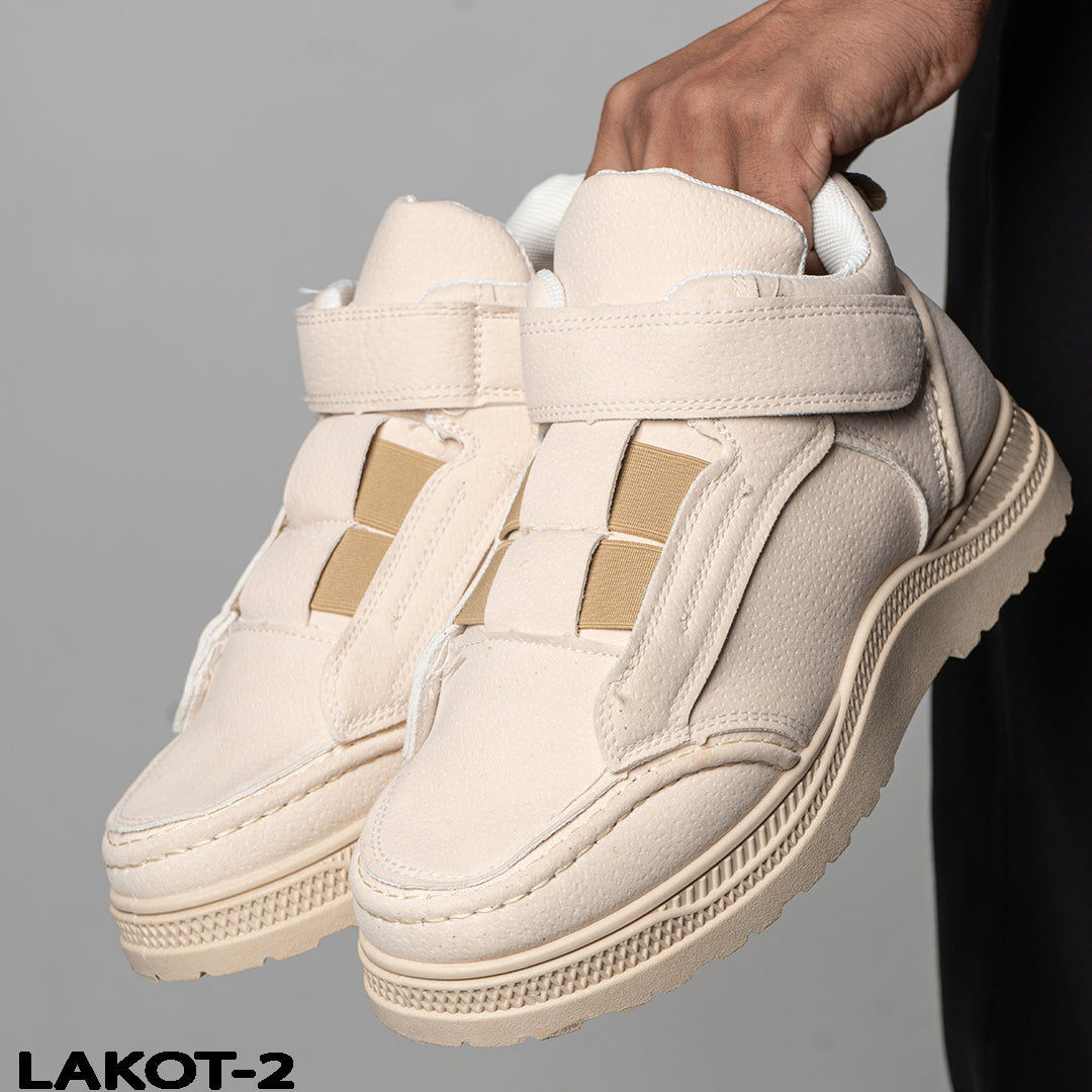 High‑quality casual sneakers with easy strap - LAKOT
