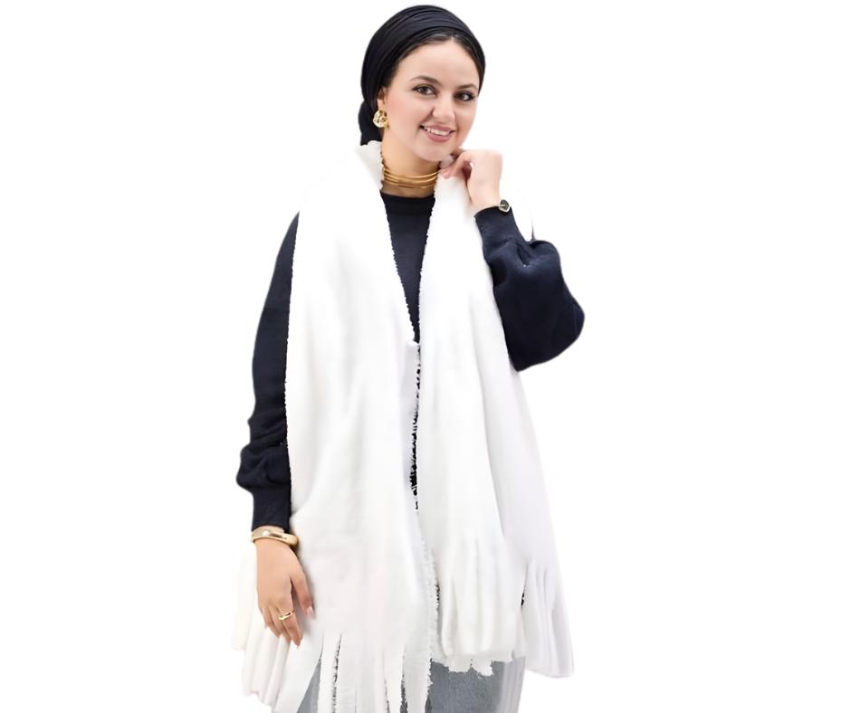 Luxury winter mohair shawl - W32