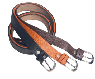 Classic Genuine Leather Belt Set (3 Pieces)