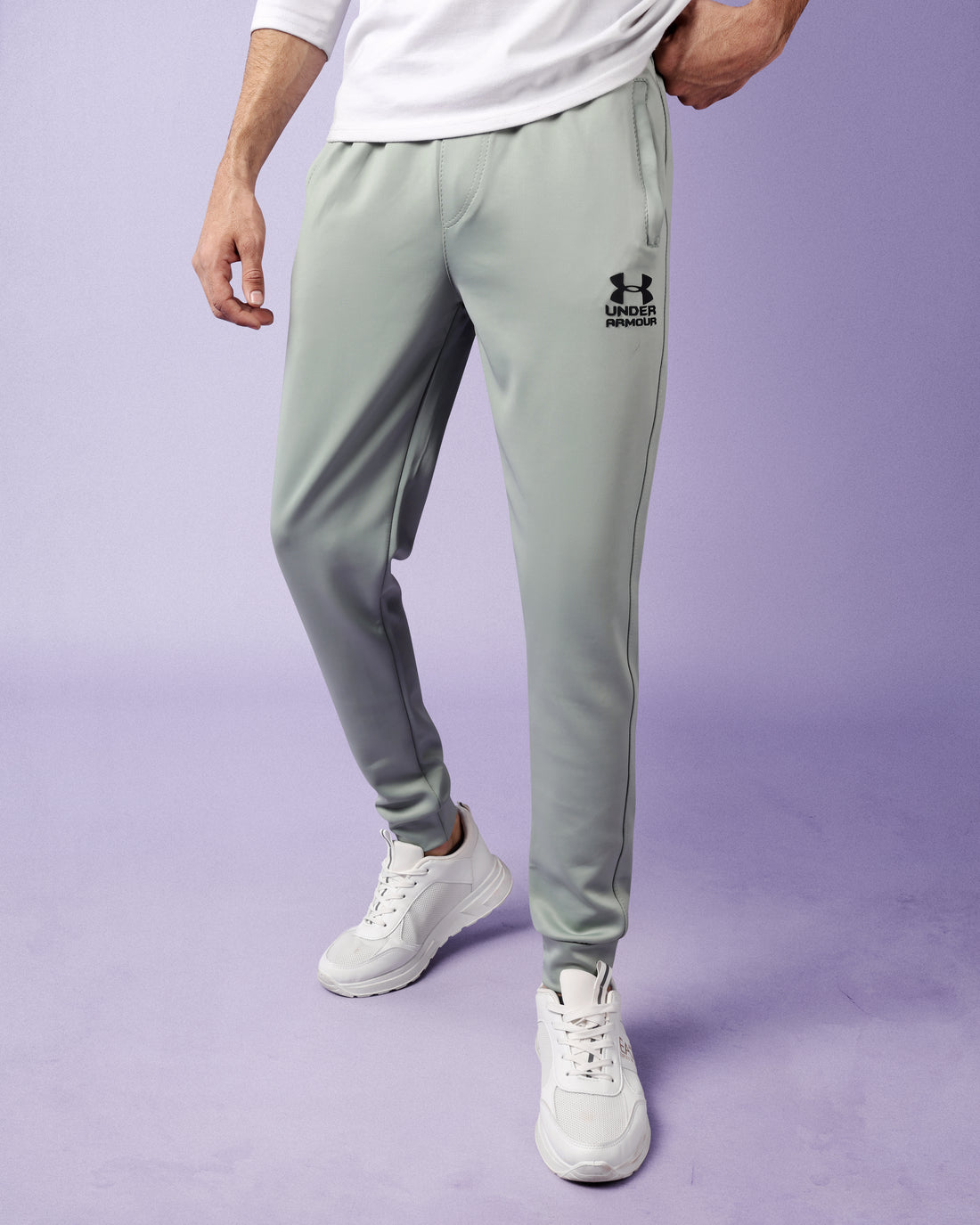 Men's Pants with Raised Rubber Logo - Under Armour