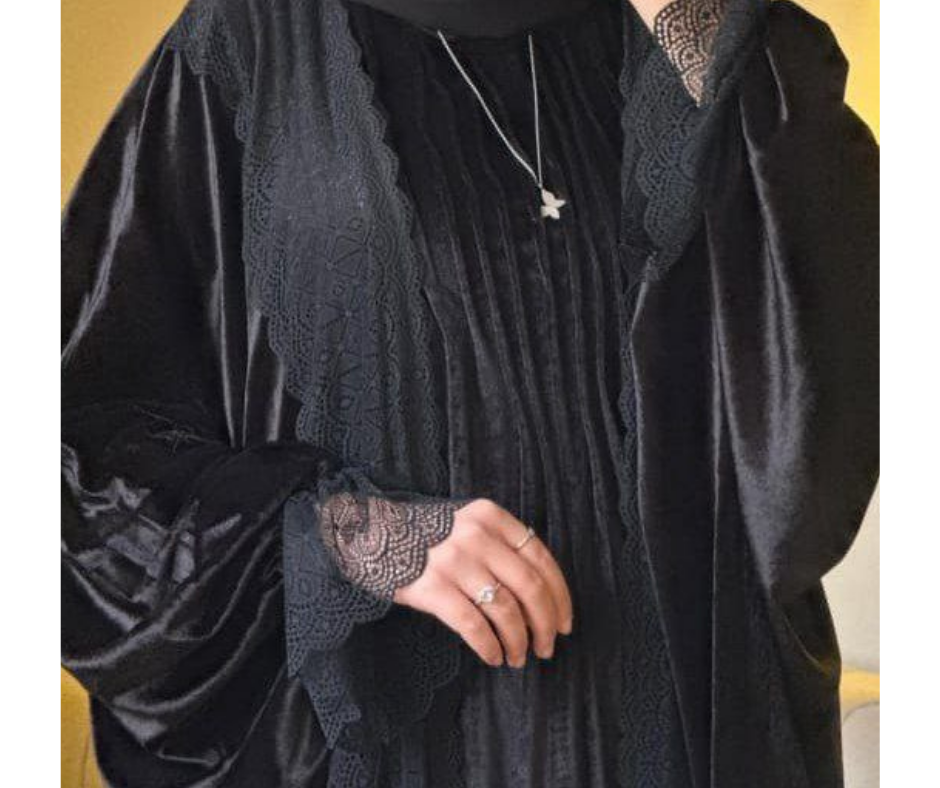 Ramadan Velvet Twin Set - B13 , One Size 65–85 kg