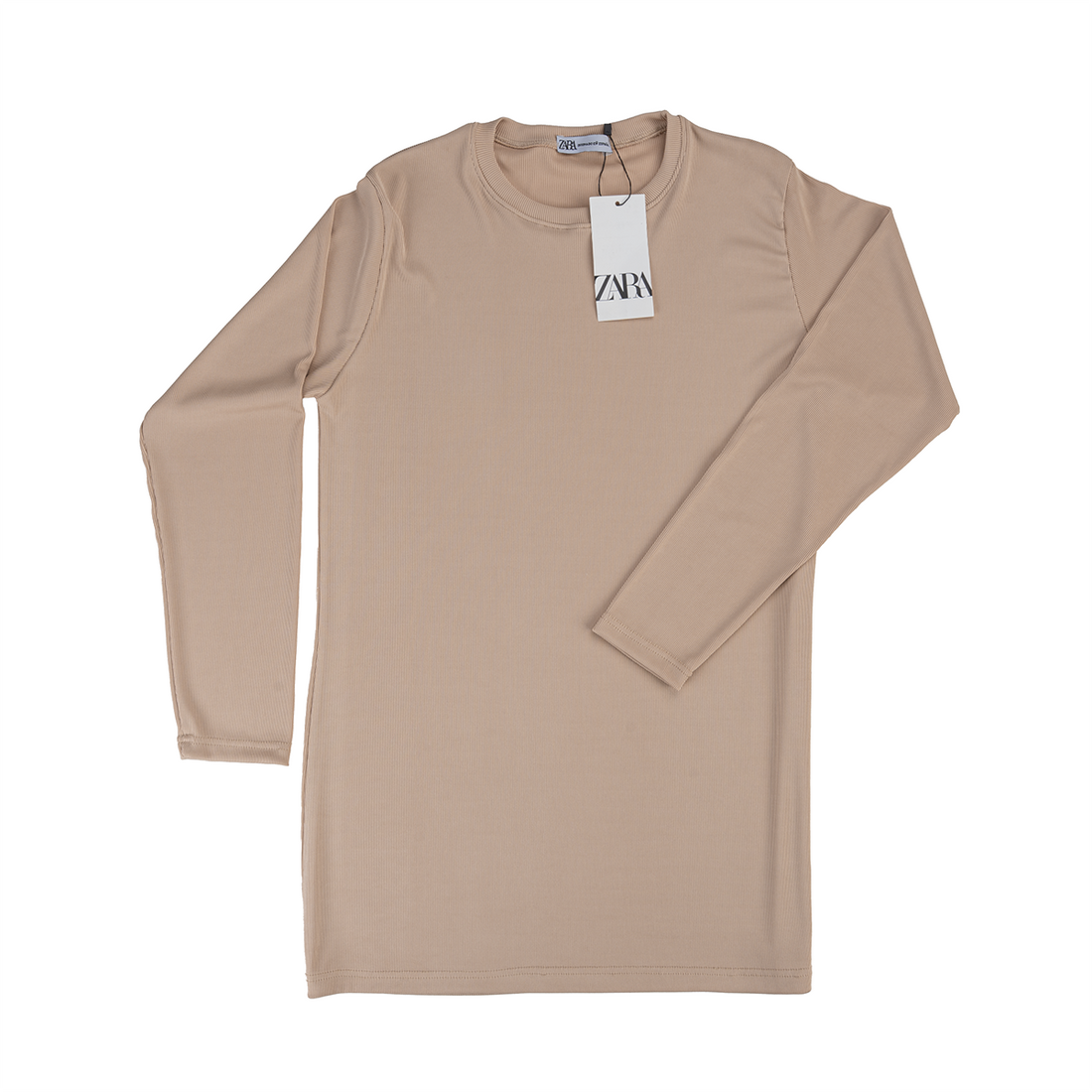 Zara Women's Basic T-shirt Long+ Pi5
