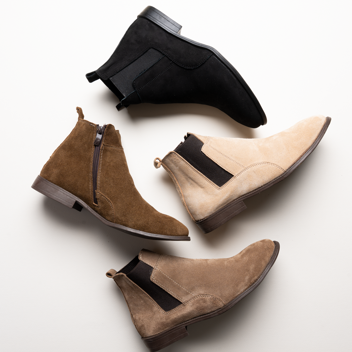 BO5 Chelsea Half-Boots – Premium Suede Leather