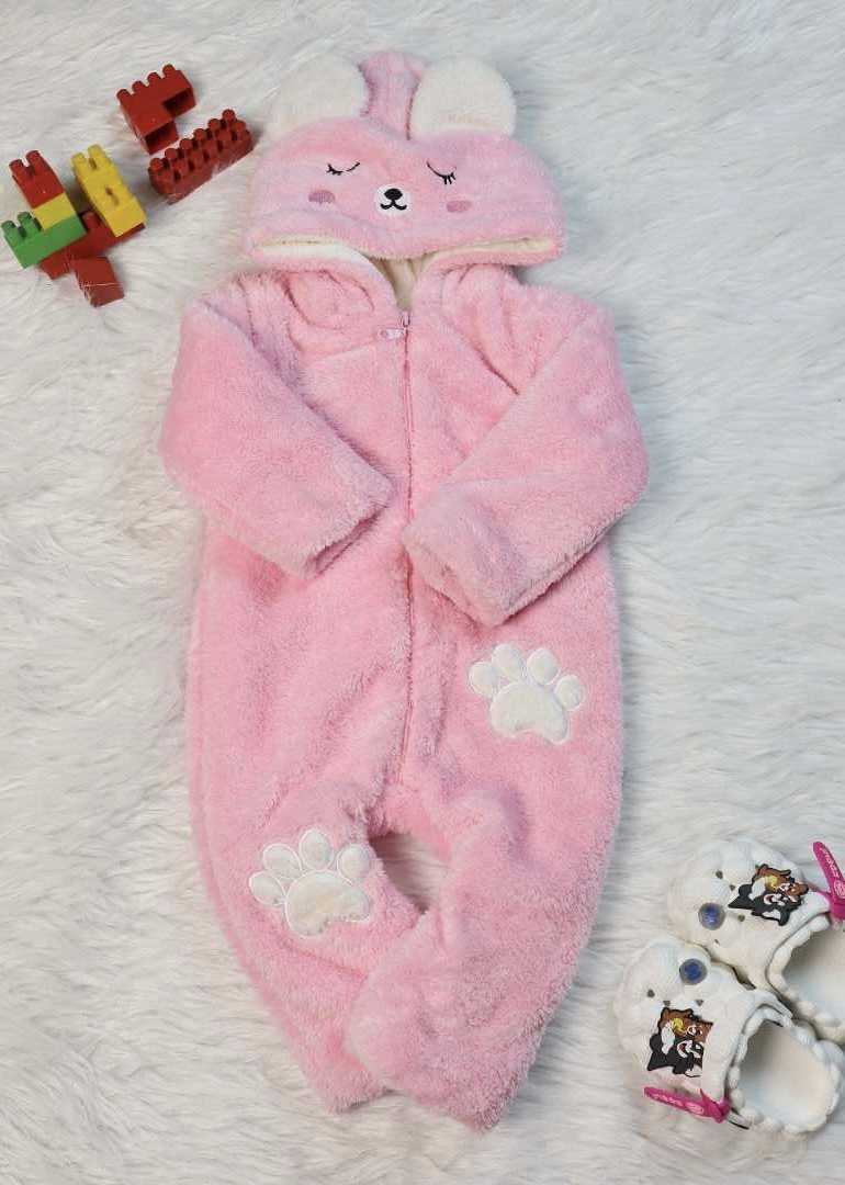 Feeding Bottle Winter Jumpsuit – 9 to 18 Months - Kitty
