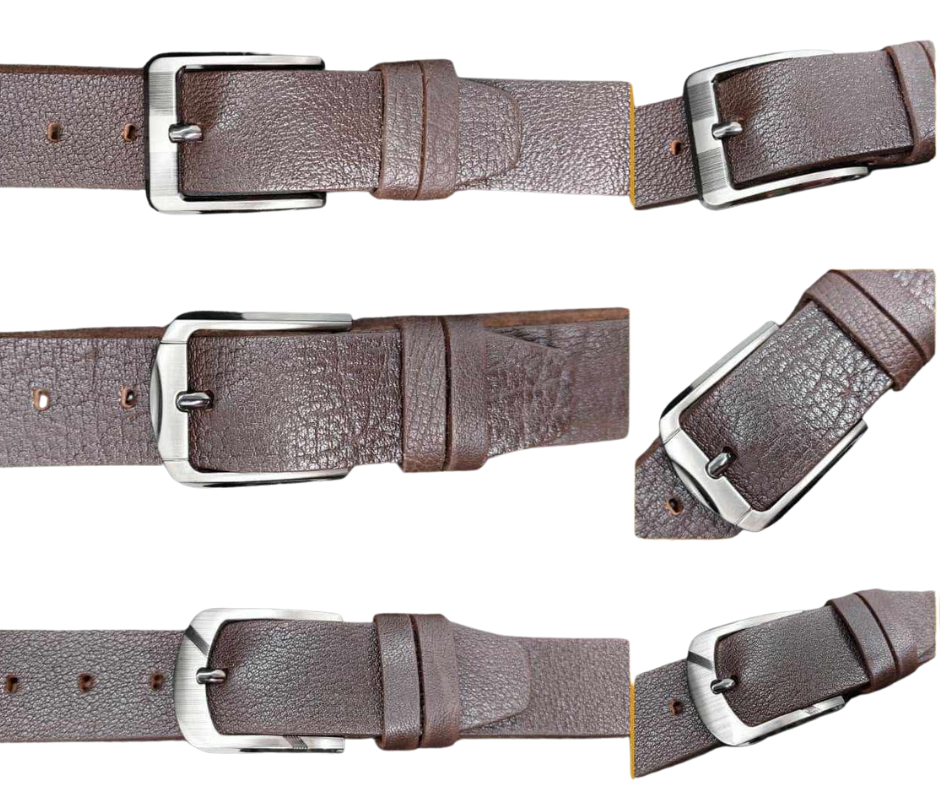 Classic Genuine Leather Belt Set (3 Pieces)