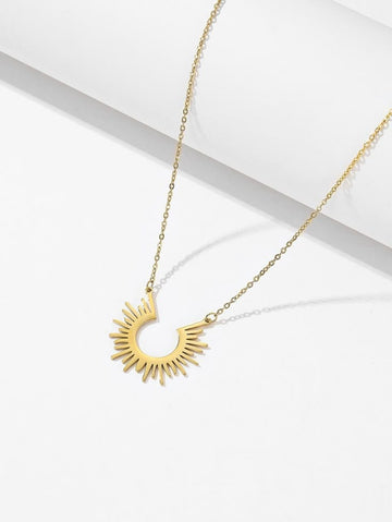 Sun Pendant Necklace - WY24
